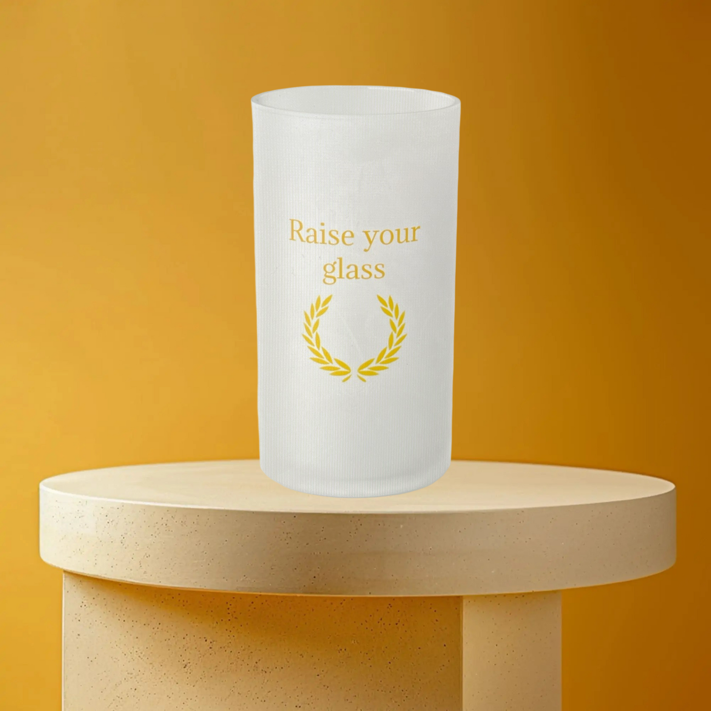 Beer Mug Gift for Beer Lovers - Frosted Glass Design