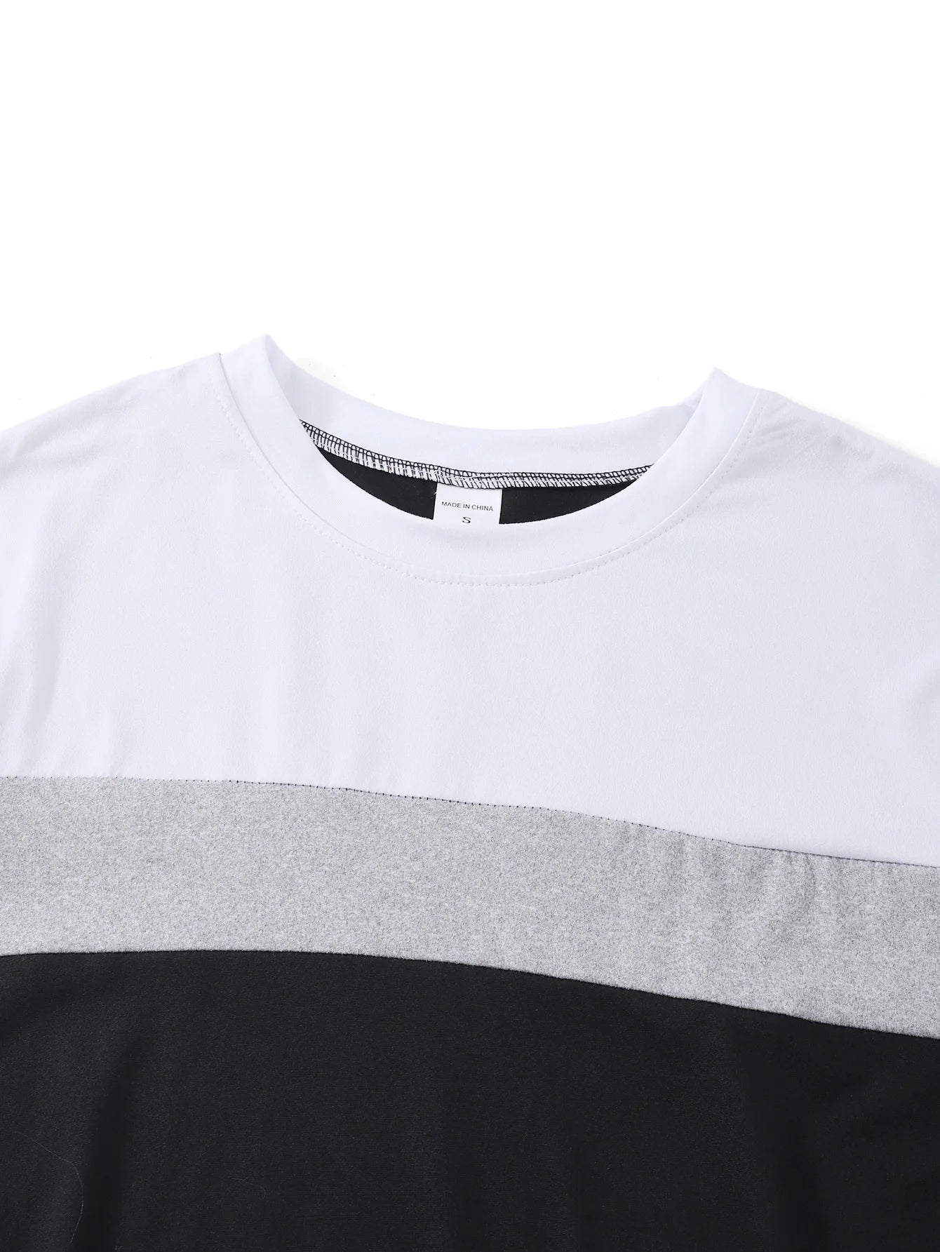 New Men's Casual Round Neck Long Sleeved T-shirt casual tops