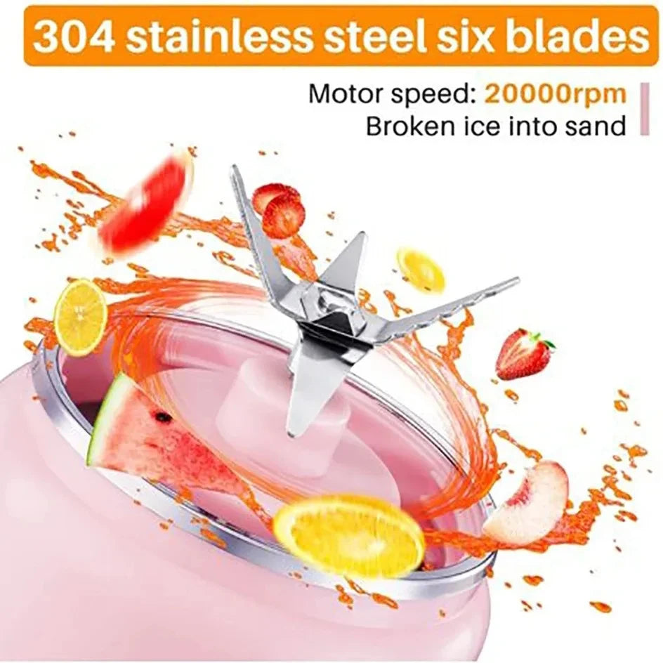 NEW Portable Juicer Blenders Summer Household Electric Mini Bottle Home Fruit Milkshake Mixer Juicer Cup Machine For Kitchen