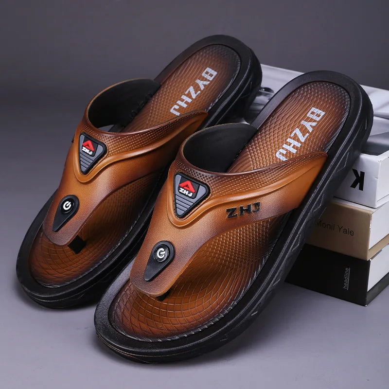 Sandals Man Slippers for Men Comfort Shoes Clappers 2025 Fashion
