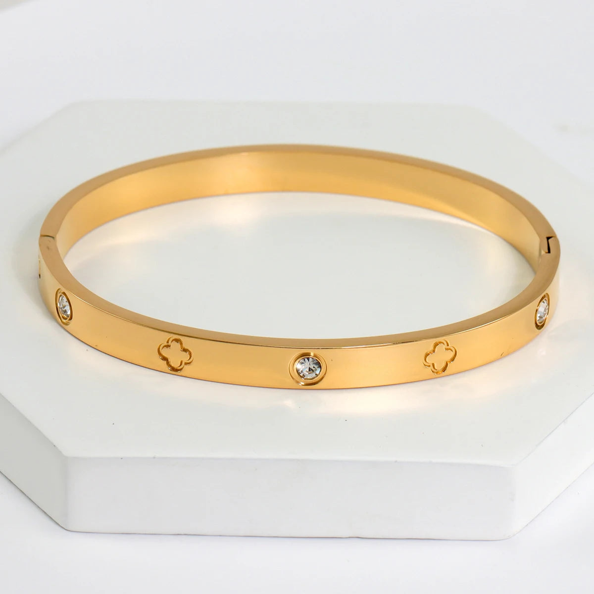 3pcs/Set European And American Fashion Stainless Steel Bracelet For Women