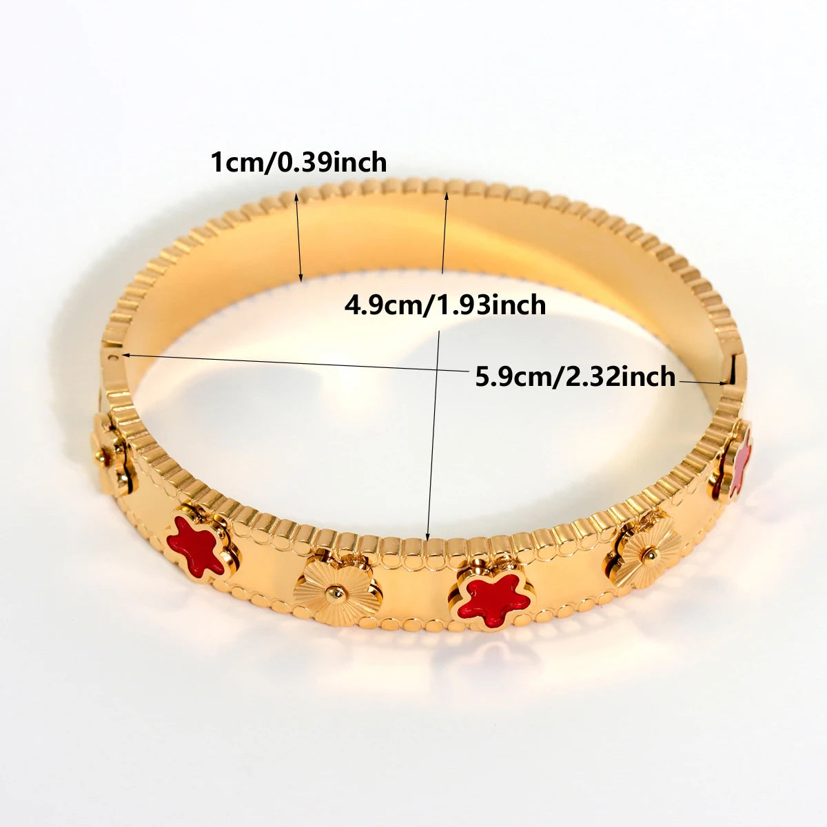 3pcs/Set European And American Fashion Stainless Steel Bracelet For Women