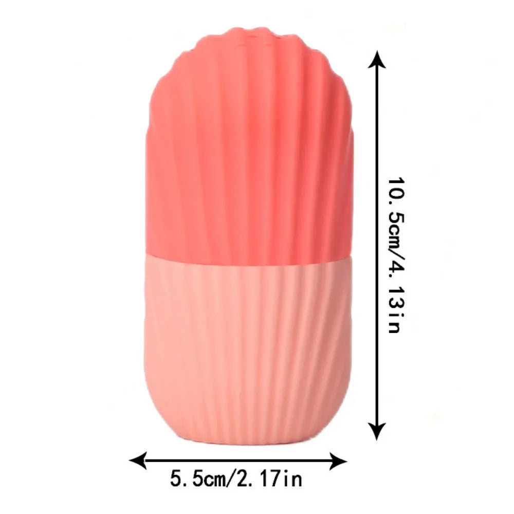 Ice Facial Roller Face Lifting Contouring Tools Silicone Ice Cube Trays Ice Globe Balls Eye Face Massager Beauty Skin Care Tools