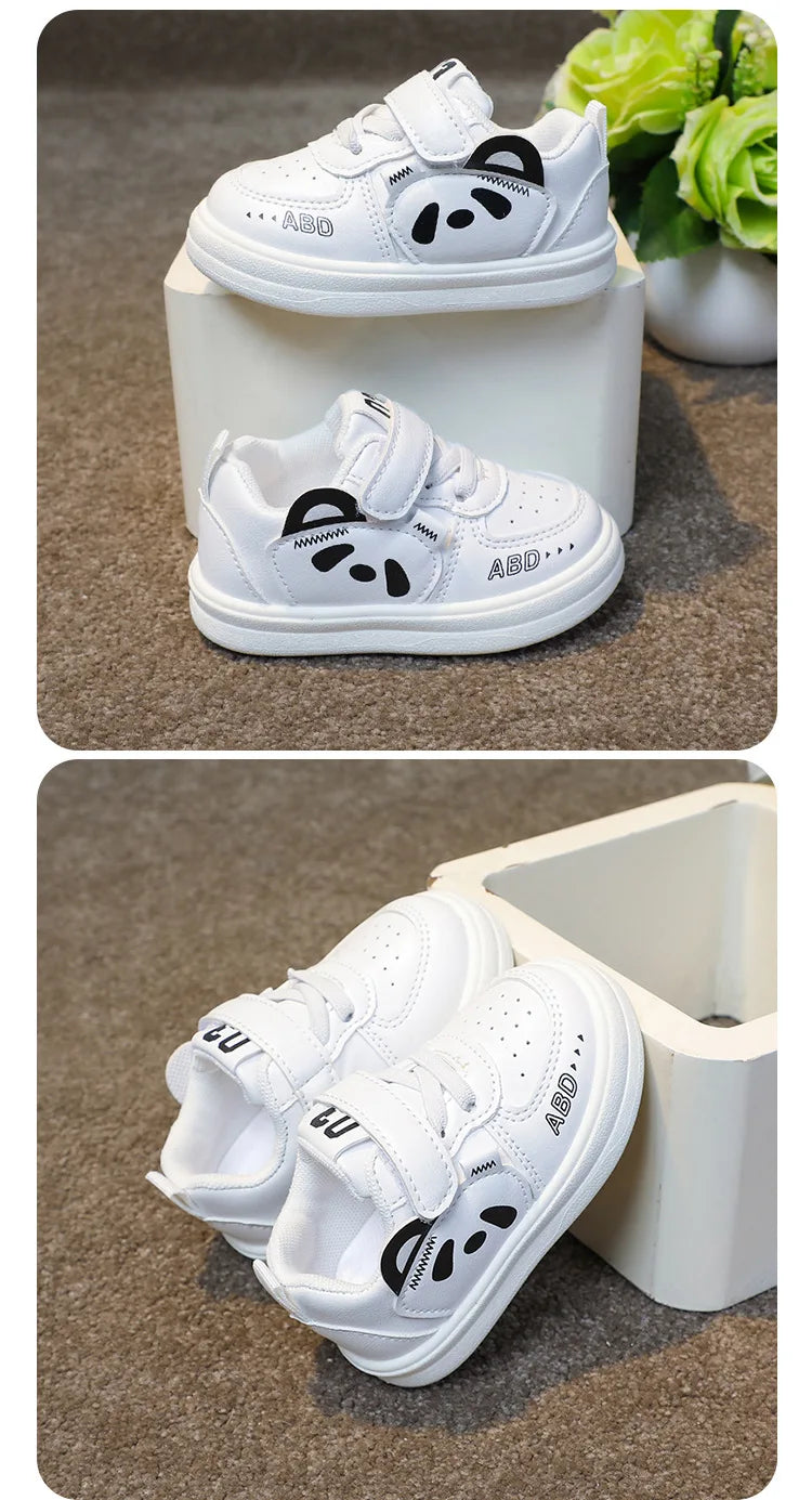Kids Baby Sneakers Boys Girls Running Casual Footwear PU Leather Non-slip Toddler Kids Soft Comfortable Children Sports Footwear