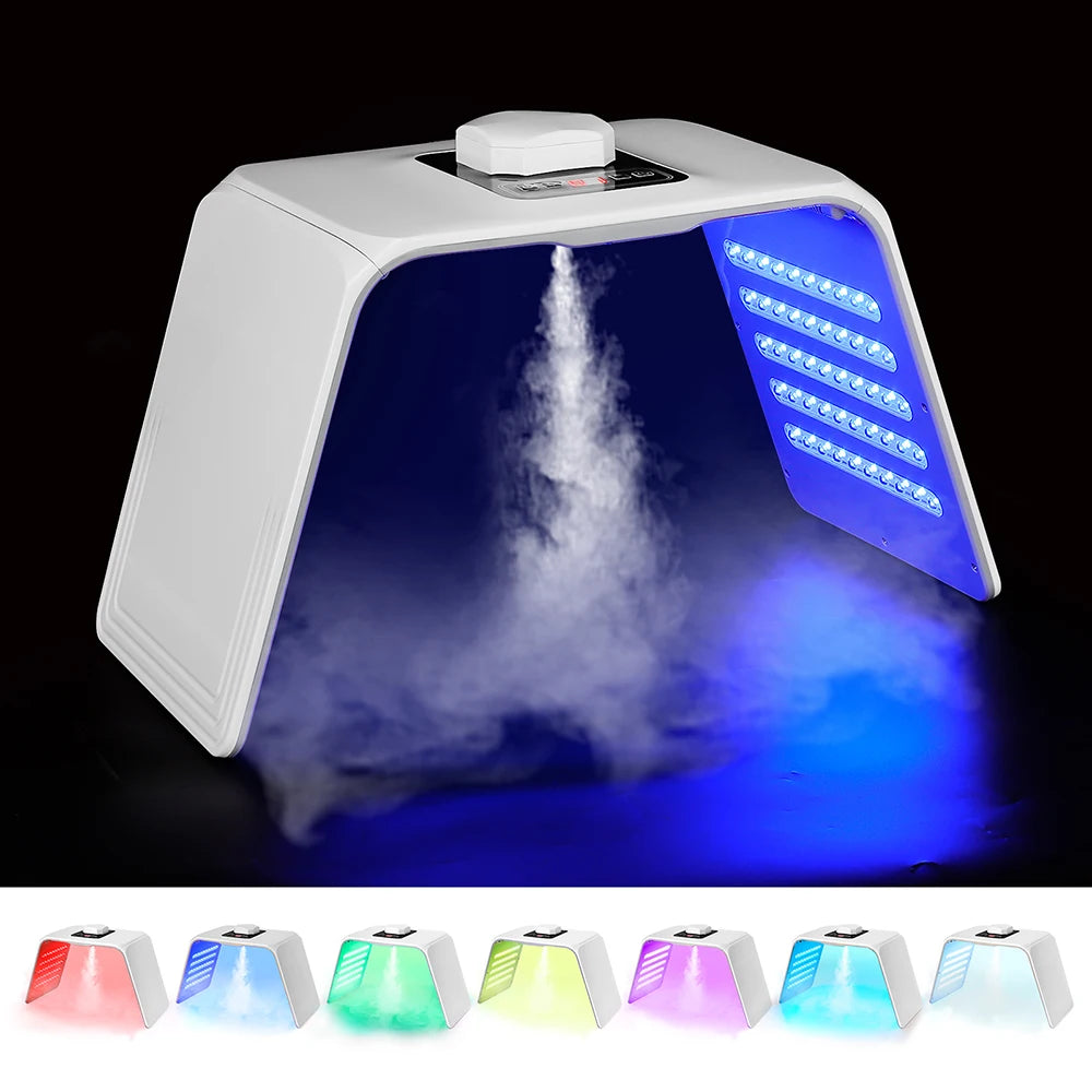7 Colors LED Mask Nano Water Sprayer PDT Skin Rejuvenation Moisturizing Facial Body Beauty Spa Body Mist