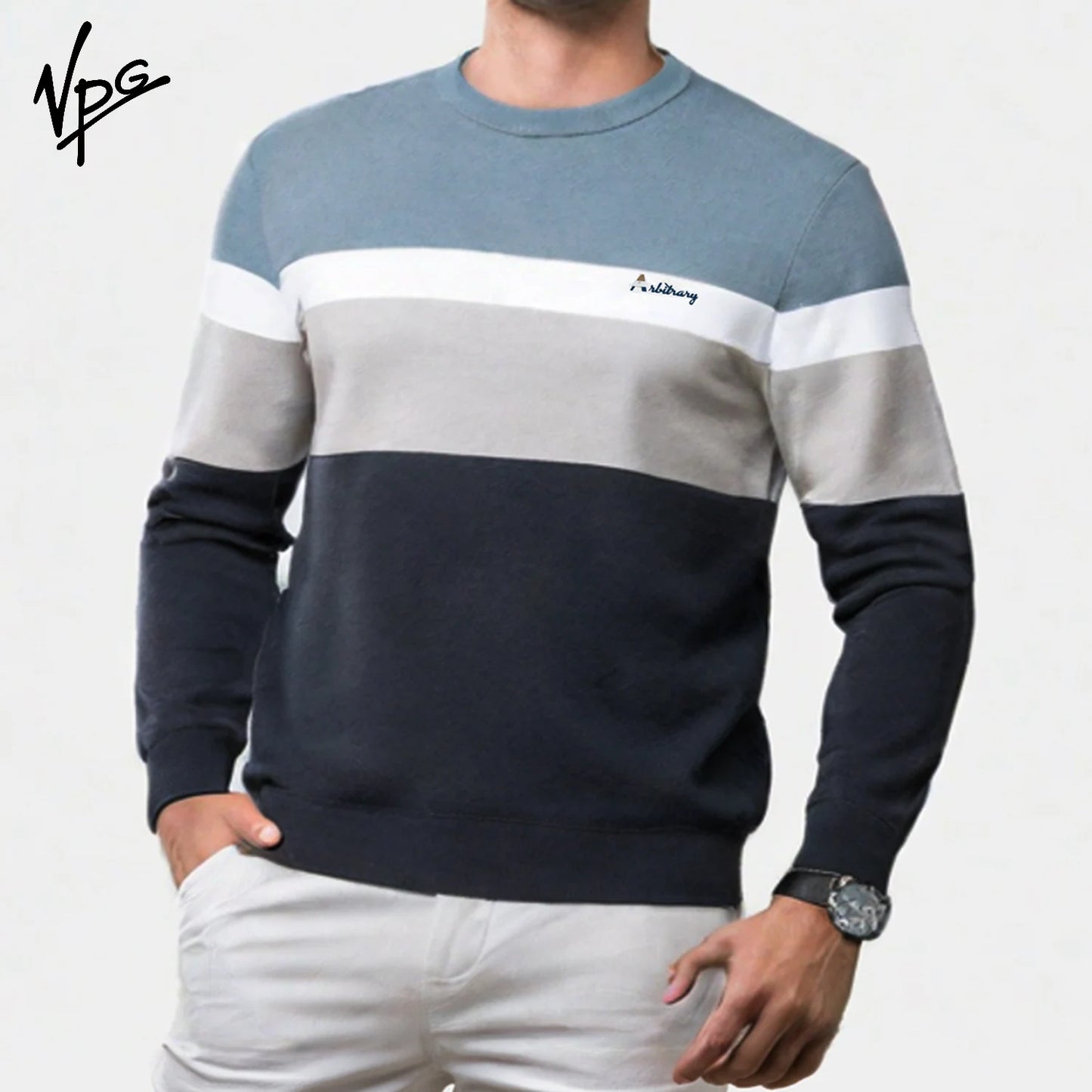 Men's Long Sleeve Sweater Spring And Autumn Warm Casual Tops