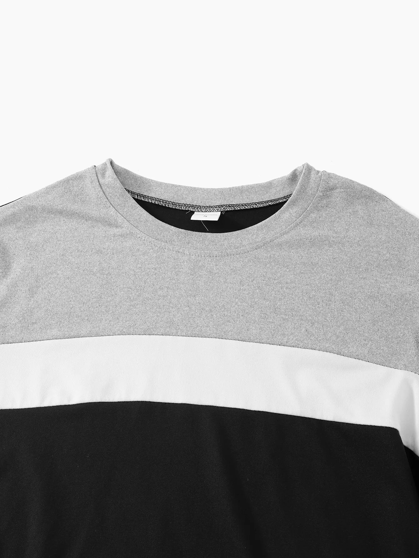 New Men's Casual Round Neck Long Sleeved T-shirt casual tops