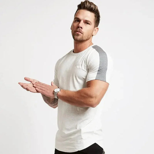 Men's Gym T-shirt Men Running Sport T-shirt Tee shirt Tops Summer Male