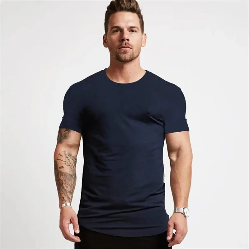 Men's Gym T-shirt Men Running Sport T-shirt Tee shirt Tops Summer Male