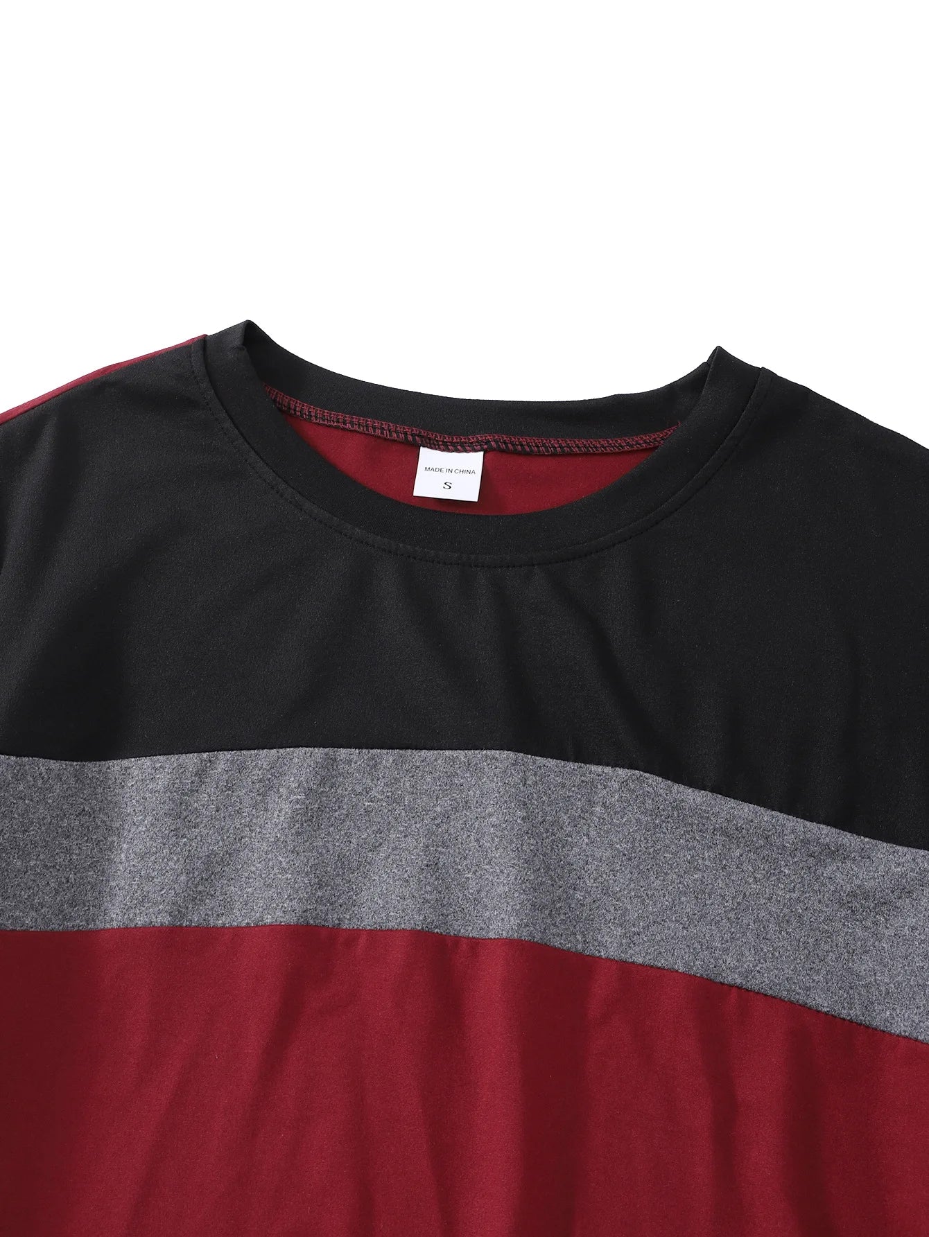 New Men's Casual Round Neck Long Sleeved T-shirt casual tops