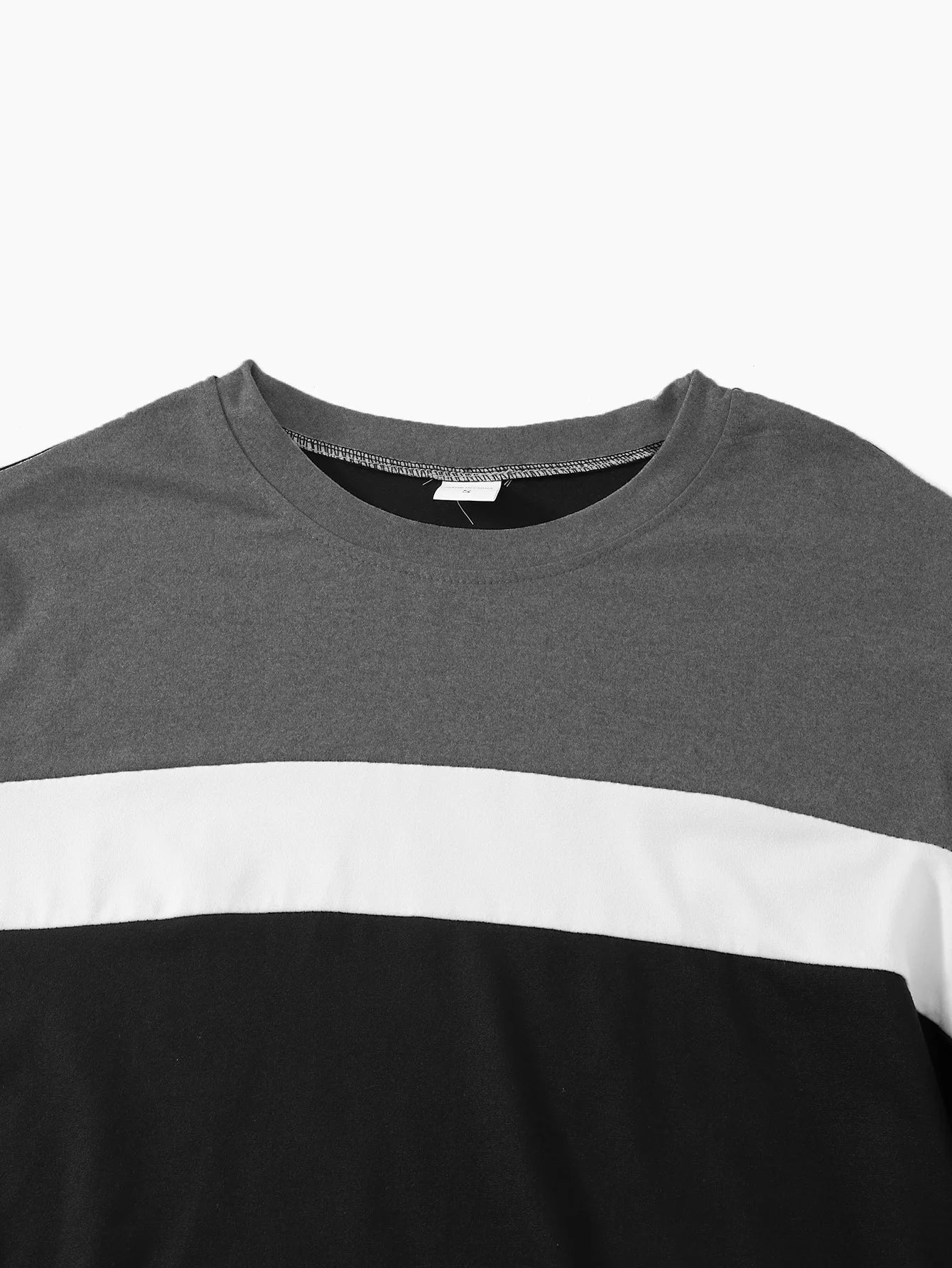 New Men's Casual Round Neck Long Sleeved T-shirt casual tops