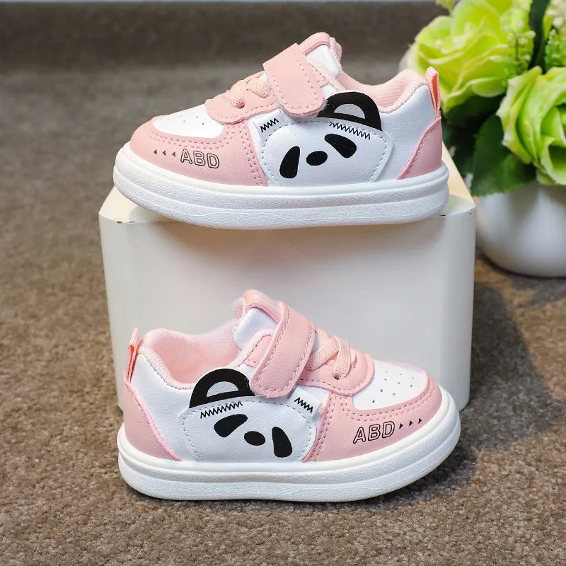 Kids Baby Sneakers Boys Girls Running Casual Footwear PU Leather Non-slip Toddler Kids Soft Comfortable Children Sports Footwear