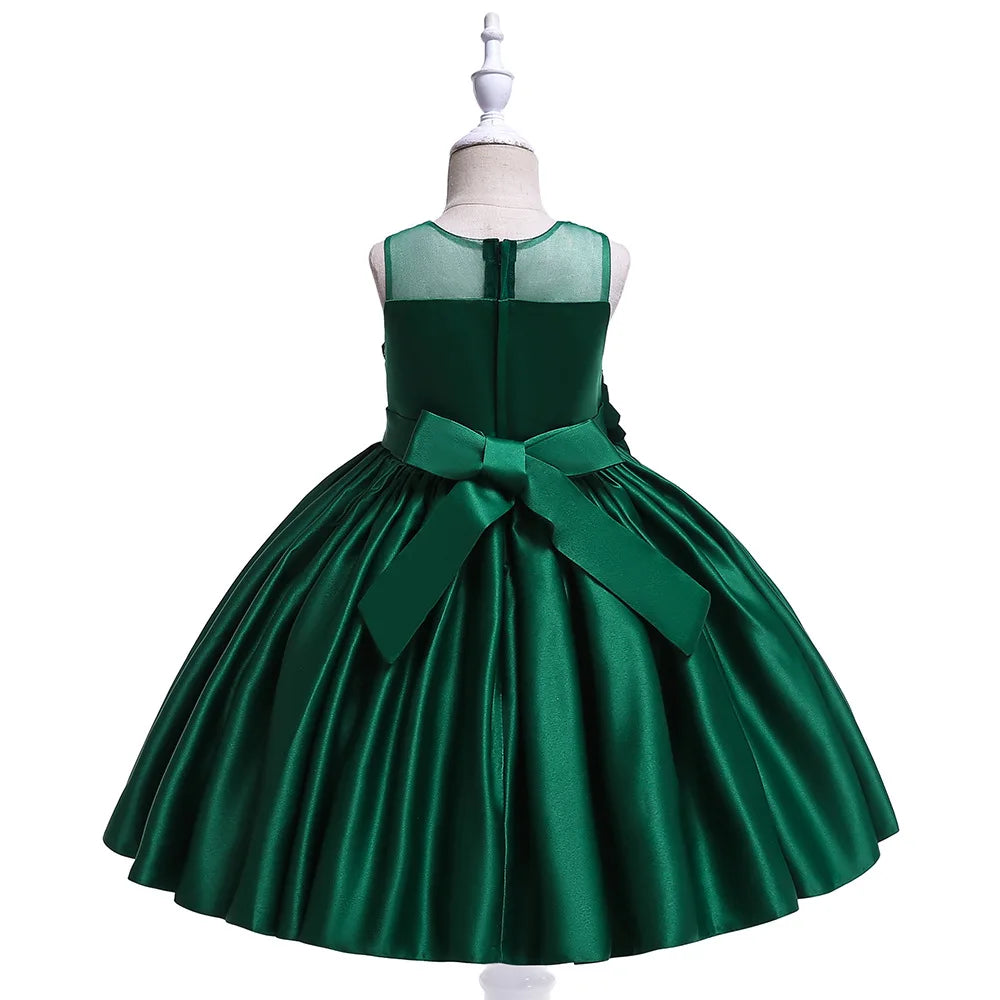 Baby Girl Party Dress Kids Clothes Children Elegant Birthday Princess Wedding Prom Dance Costume 3 -10 Year Vestidos