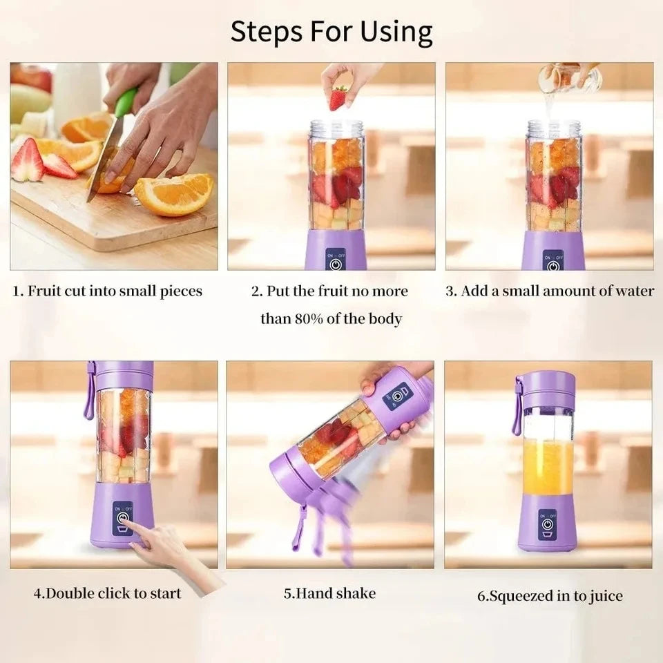NEW Portable Juicer Blenders Summer Household Electric Mini Bottle Home Fruit Milkshake Mixer Juicer Cup Machine For Kitchen