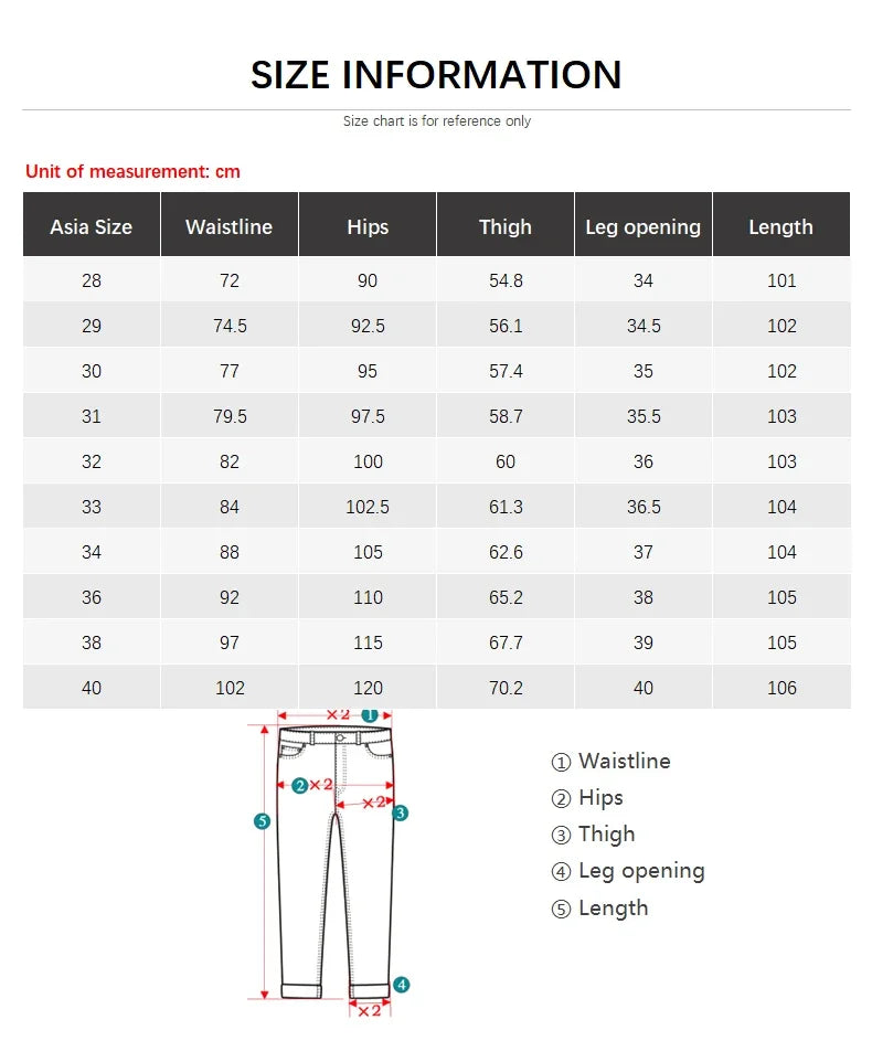 2024 Autumn New Men's Bright Stretch Fit Jeans Trendy Denim Straight-leg Trousers Male Red Lake Blue Yellow Trousers