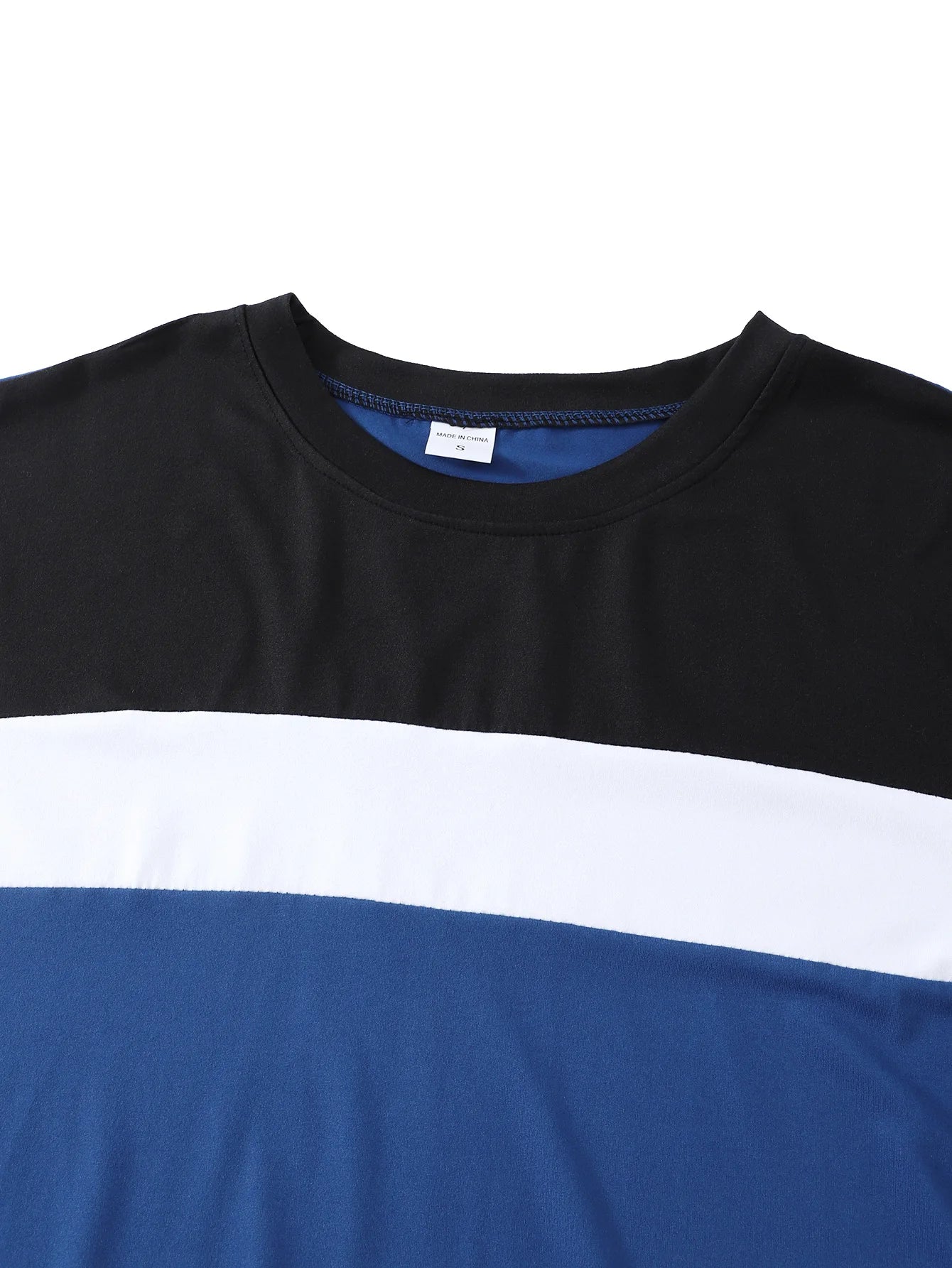 New Men's Casual Round Neck Long Sleeved T-shirt casual tops