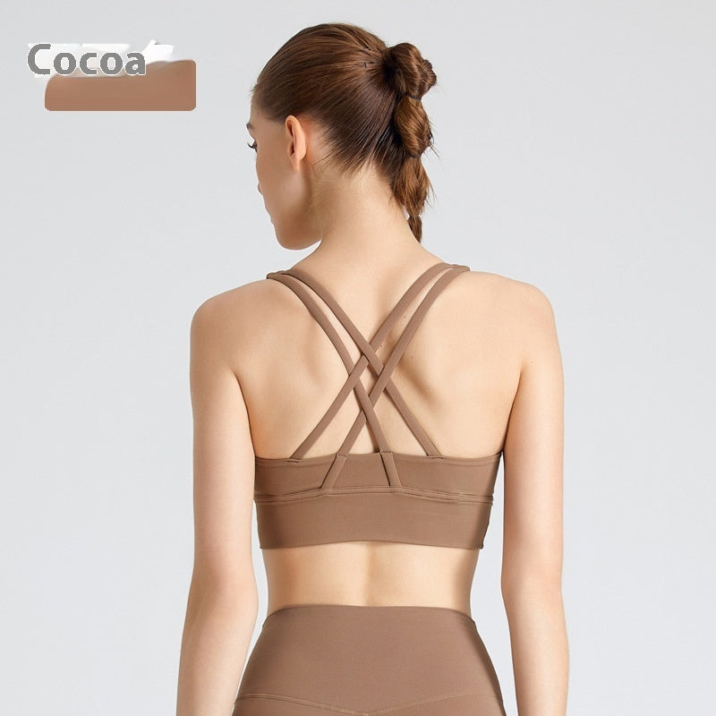 Women's Shock-absorbing Gathering Cross Fitness Vest